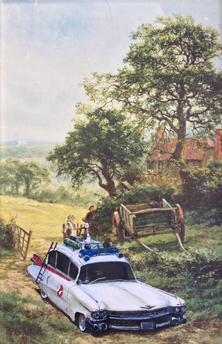 Illustration for article titled The Time Travelers Hidden In Thrift Store Paintings